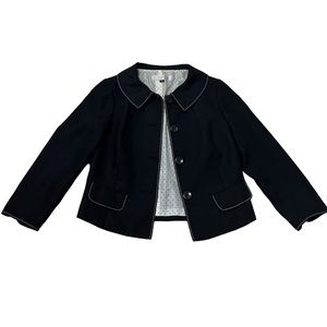 Tahari by Arthur S Levine black collared blazer